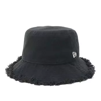 Bucket Hat Fringe Black BUCKET01 CUT OFF BASIC BLK [New Era] M/L