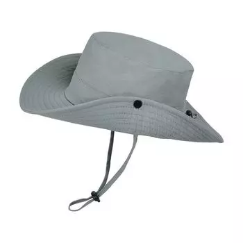 Bucket Hat Men s Outdoor Big Brim Sun-Proof Hat Waterproof Quick-Drying Summer Women s Mountaineering Fishing Hiking Sun Hat 9255-Green Grey