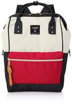 Buckle Backpack Water Repellent Back Pocket Small CROSS BOTTLE REPREVE ATB0197R Multicolor [Anello] (S)