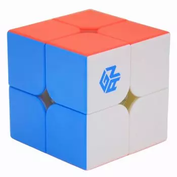 Bucubke GAN 251 M Pro 2x2 без наклеек Магнитный скоростной магический куб GAN251 Pro 2x2x2 Конкурс 63 Магнитный кубик-головоломка Игрушка Внутренний первичный (Матовый