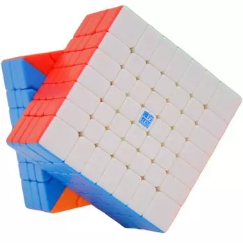 Bucubke Moyu Meilong 7x7 V2 Stickerless Magic Cube Classroom Puzzle Magic Cube MoFang JiaoShi MFJS MEILONG 7x7x7 Puzzle Cube Toy