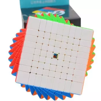 Bucubke Moyu Meilong 9x9 Magic Cube без наклеек Классная головоломка Magic Cube MoFang JiaoShi MFJS MEILONG 9x9x9 Игрушка-головоломка-куб