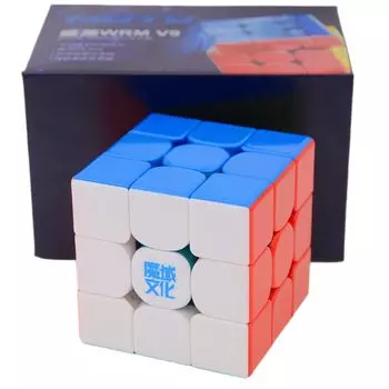Bucubke Moyu WeiLong WRM V9 MagLev UV 3x3 2023 Безнаклейковый магический куб WeiLong V9 Магнитный плавающий шариковый сердечник UV Puzzle Magic WeiLong V9 Ball Core UV