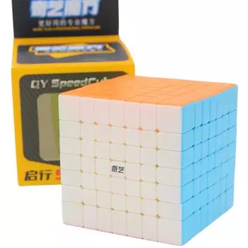 Bucubke QY 7x7 Qixing головоломка без наклеек Magic Cube QY 7x7x7 Magic Cube игрушка головоломка куб