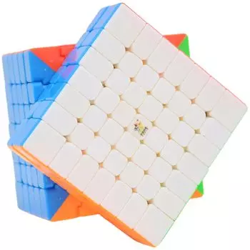 Bucubke YuXin Little Magic 7x7 M Puzzle Магнитный кубик без наклеек Little Magic 7x7x7 Магнитный скоростной кубик
