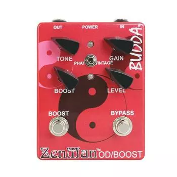 BUDDA Overdrive Booster Effector Zenman Overdrive [] красный