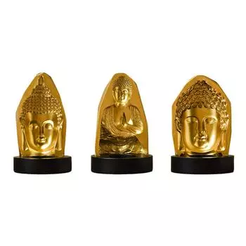 Buddha Candlestick Candelabrum Farmhouse Pillar Candles Fireplace Buddha Figurine Buddha Statue for Housewarming Anniversary 10cmx8cmx17.2cm