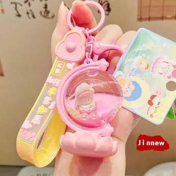 Buddha Charming Globe Keychain In Vibrant Acrylic For Fun Collection Accessory