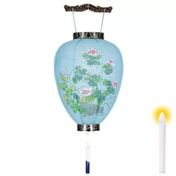Buddhist altar shop Takita Shoten Bon lanterns Bon lanterns Imperial palace lanterns LED candles with battery lights Cordless 40cm x Fire bag diameter