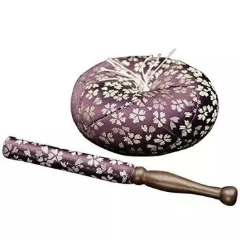 Buddhist supplies Bell supplies Rin stick set Hiyomaru futon Futon Light [Hiruta store] futon/Rin size 2.5 purple-orange