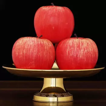 Буддийская фруктовая чаша на ножках для еды, десерта, закуски, поднос для храма, лотос для стола 6.8cmx15cm