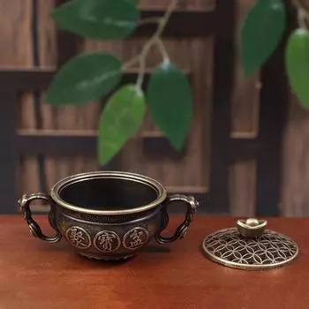 Буддийская утварь Курильница для благовоний Сплав сандалового дерева Мебель для дома Украшения для дома и офиса