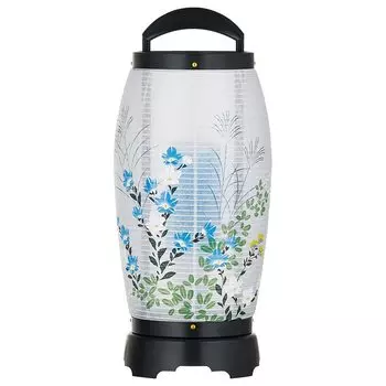 Буддийский алтарный магазин Takita Shoten Бонский фонарь Мини-бонский фонарь Светодиодный Беспроводной Вращающийся фонарь Сэйран 6 2726 Высота 41 см x Ширина 18 см Напольный фонарь