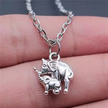 Буддийское ожерелье с изображением бога слона, аксессуары для женщин, для изготовления ювелирных изделий, длина цепи 43 + 5 см