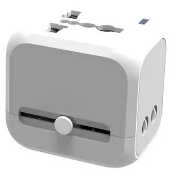 BUDDY Travel Power Conversion Plug Overseas Multi Conversion Plug USB Port x 2 PD20W x 1 Совместимый по всему миру Travel Power Conversion Plug