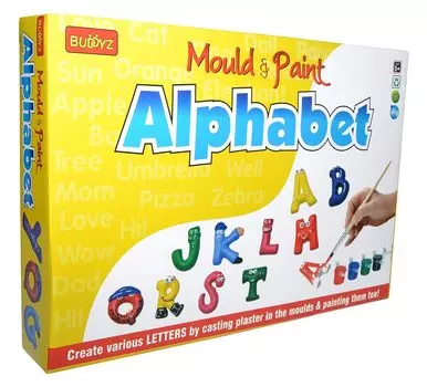BUDDYZ Mould & Paint-Алфавит One Size