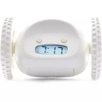 Будильник Clocky на колесах Экстра для крепко спящих Робот Clockie Катящийся Двигающийся Прыгающий для