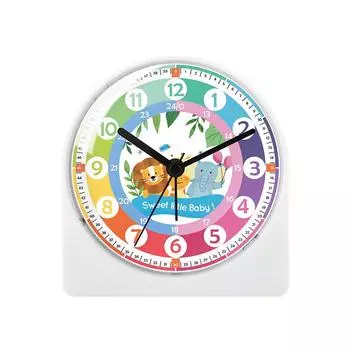 Будильник Детский будильник Электронные часы Без звука Обучение Творческий Моделирование Мультфильм Светящиеся часы Спальня Настольная лампа A