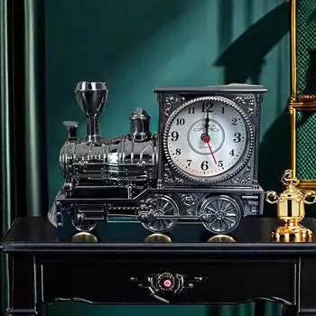 Будильник-локомотив прикроватный маятниковый элемент новинка креативный выпускной сезон подарок для детей студенты дети