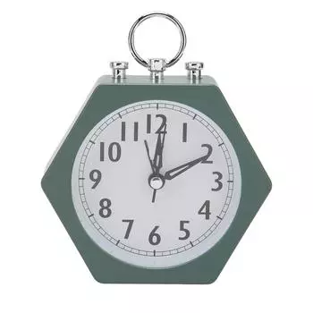 Будильник Polygon с питанием от батареи, прозрачный дисплей, портативный бесшумный будильник для детей и студентов