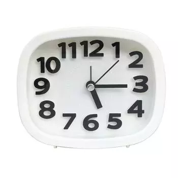 Будильник прикроватный профессиональный однотонный квадратный настольный аналоговые часы устройство для напоминания времени инструменты для определения времени аксессуары красный