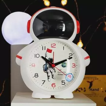 Будильник с голосом астронавта для детей - креативные, светящиеся, громкие часы для спальни