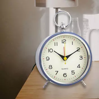 Будильник с мягким светом для пробуждения в спальне синий