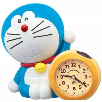 Будильник Seiko Clock Talking Alarm Clock 183x200x132 мм Doraemon JF387A синий