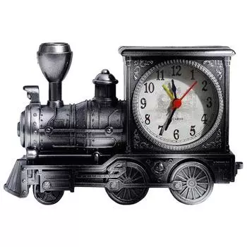 Будильник Точный модный ретро противоударный вечерний домашний локомотивный поезд механическое украшение будильник
