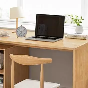 Будильник Yousheng, бесшумный, с широким движением, циферблат с арабскими цифрами и ночником, ретро, скандинавский стиль, простые детские маленькие цифровые часы, принадлежности для спальни белый