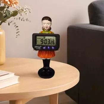 Будильники, фигурка куклы из смолы, цифровые часы, настольные часы, маленькие часы для поклонников сериалов и подарков для коллекций