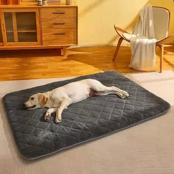 Будка для собак Four Seasons Universal Dog Mat Теплая собачья кровать Большая клетка для собак Коврик для кошек Больше свободного пространства Гнездо для питомцев L [55 * 70CM -