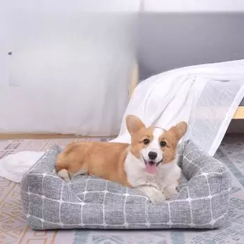 Будка для собак и кошек, всесезонный теплый креативный домик для кошек, товары для животных, съемный и моющийся зимний домик для животных XS