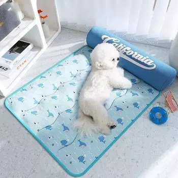 Будка Four Seasons, которую можно разобрать и постирать, летняя маленькая собачка, плюшевый мишка, кровать для сна, Т-образный уголок, кошачий туалет, домашнее животное, лето S-45 * 35cm