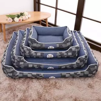 Будку можно разобрать и постирать, новая креативная будка для кошек, будка для домашних животных, большая собачья кровать, коврик на все времена года 90*70*25cm
