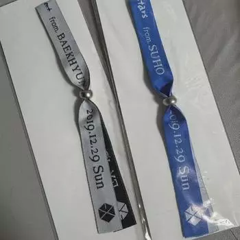 Будут собраны официальные браслеты Md Suho и Baekhyun для концерта EXO