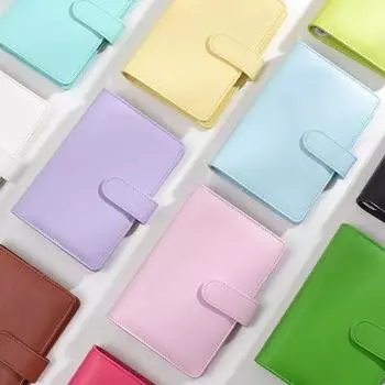 Бюджетная папка формата А6 для экономии денег, органайзер для конвертов с наличными, карман для переплета чёрный