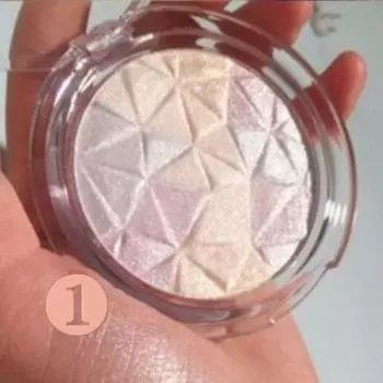bueqcy crystal diamond highlighter powder смешанные цвета 3 типа, нет. 1, 1 шт.