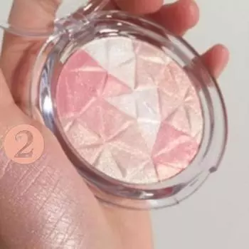 bueqcy crystal diamond highlighter powder смешанные цвета 3 типа, нет. 2, 1 шт.