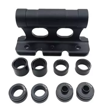 Buerjia Крепление для вилки велосипеда, быстросъемное крепление через ось, передний блок вилки, багажник на крышу автомобиля, держатель для подставки для велосипеда, детали чёрный