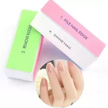 Буфер для художественного маникюра, пилочка для полировки ногтей, полировальный блок, шлифовальная пилочка, цветной полировальный блок 9*3.6*2.7cm