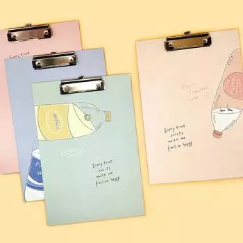 Буфер обмена с героями мультфильмов А4, блокнот для заметок, доска для записей, блокнот с отрывными листами, зажимы для письма, держатель для бумаги, офисные школьные принадлежности
