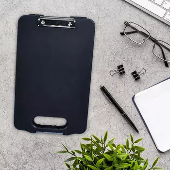 Буфер обмена с папкой для хранения A4, многофункциональный для медсестер для одиноких белый