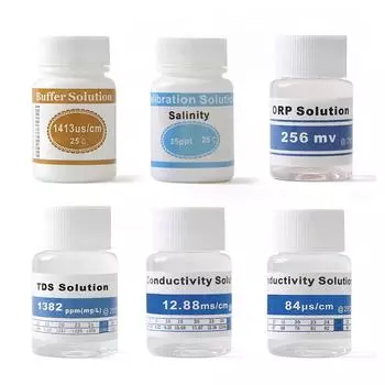 Буфер pH 12,88 мСм/см Проводимость Соленость Калибровочный раствор 25мл Буферизация 12.88ms/cm