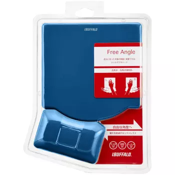 Buffalo BUFFALO gel mouse pad blue BPDG05BLA