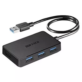 BUFFALO USB3.0 USB-концентратор с питанием от шины 4 порта с магнитом черный BSH4U300U3BK