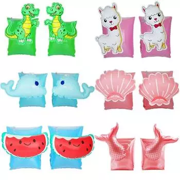 Буи Динозавр Надувной круг Поплавок Плавание Нарукавники Плавание Нарукавник Надувной бассейн Поплавок Mermaid