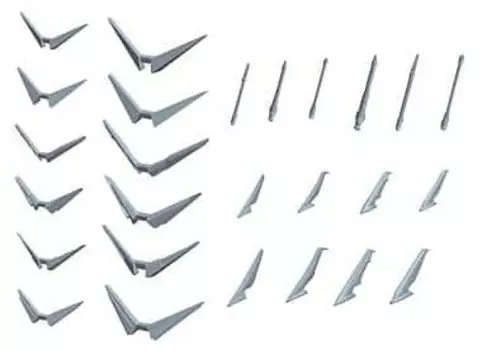 Builders Parts HD MS Blade 01 Plastic Model