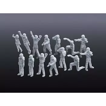 Builders Parts HD MS Figure 01 Масштаб Пластиковая Модель 1/100
