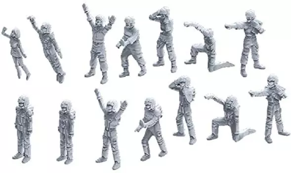 Builders Parts HD MS Figure 01 Масштаб Пластиковая Модель 1/144